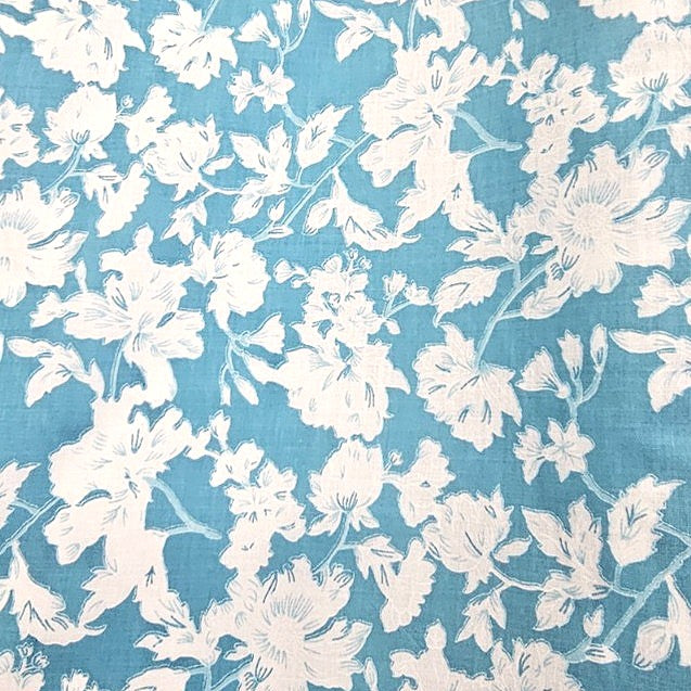 Floral Cotton Fabric - EL00309 - Flat fabric