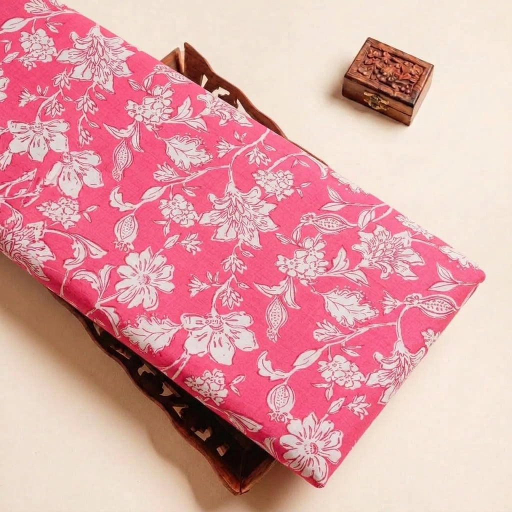 Floral Cotton Fabric - EL00311 - tray_4