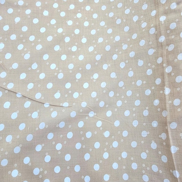 Polka Dot Cotton Fabric - EL00313 - Flat fabric