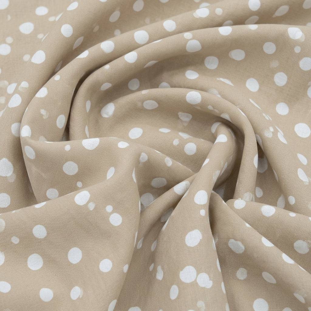 Polka Dot Cotton Fabric - EL00313 - Swirl