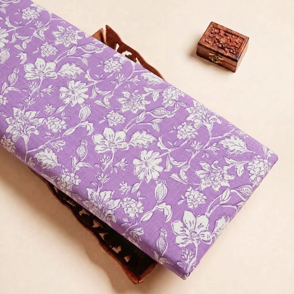 Floral Cotton Fabric - EL00314 - tray_4