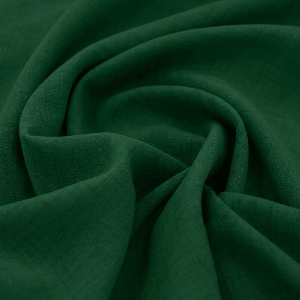 Swirled Plain Green Plain Satin Fabric