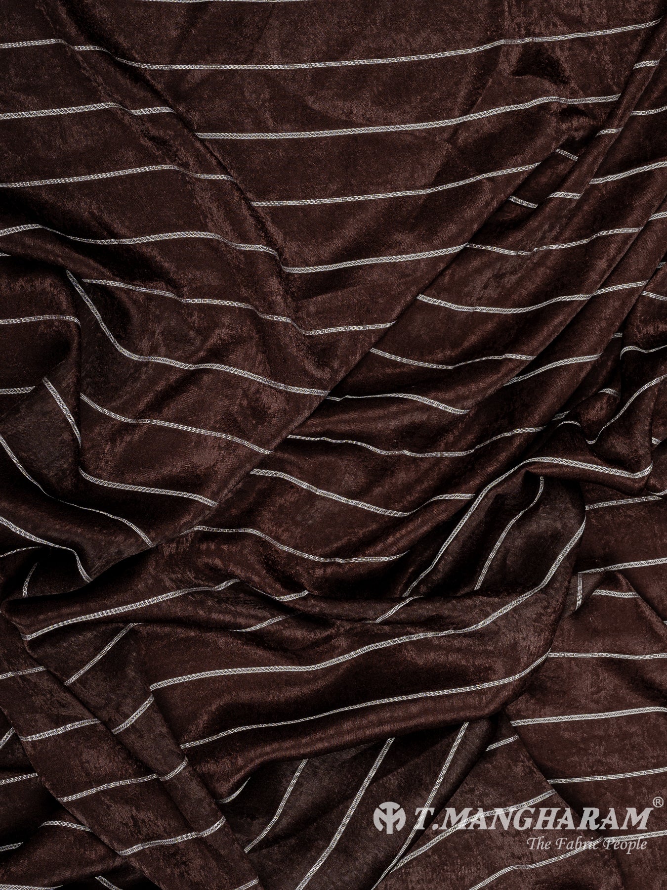 Brown Velvet Fabric - EC10147 view-4