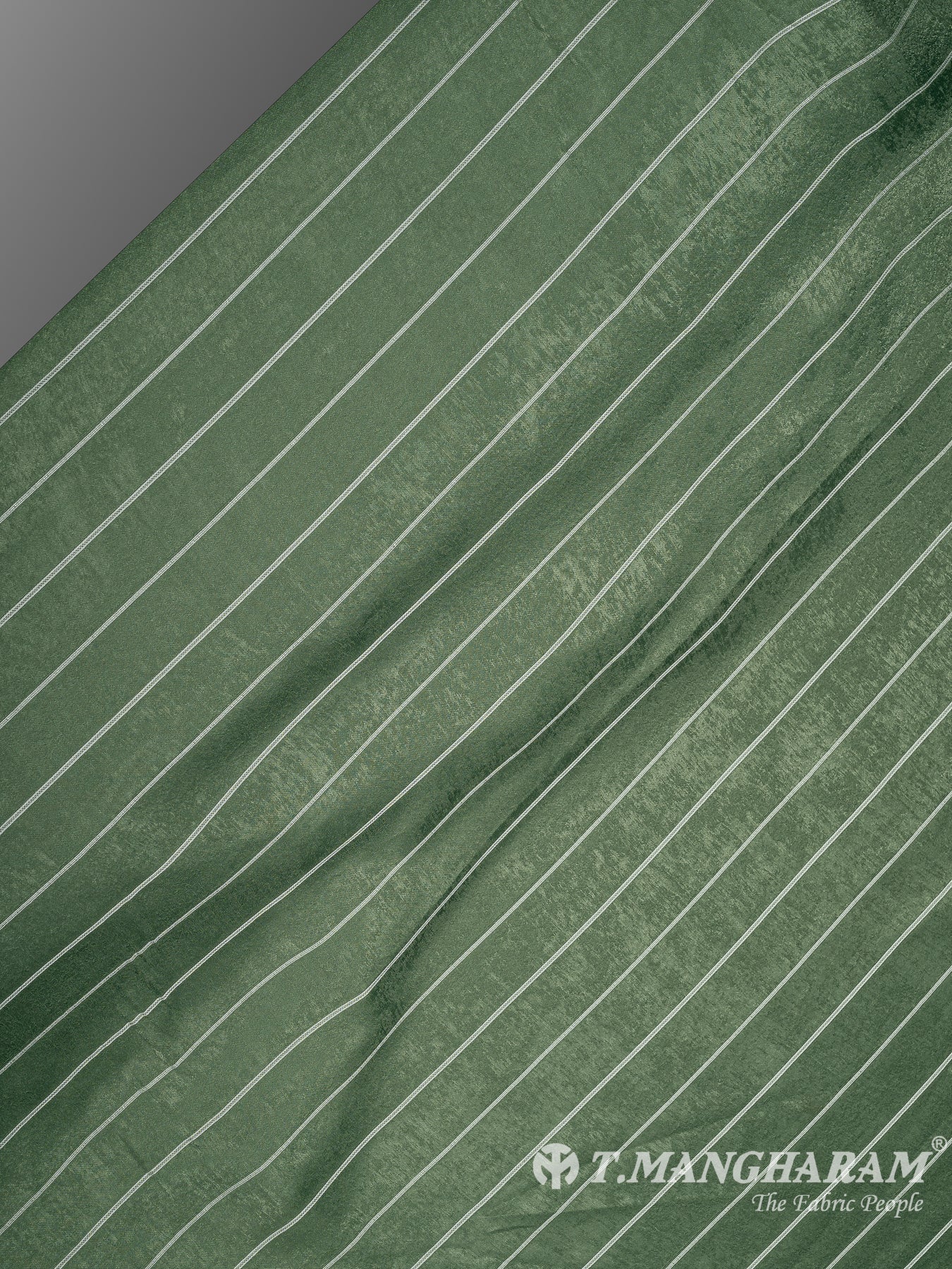 Green Velvet Fabric - EC10146 view-2