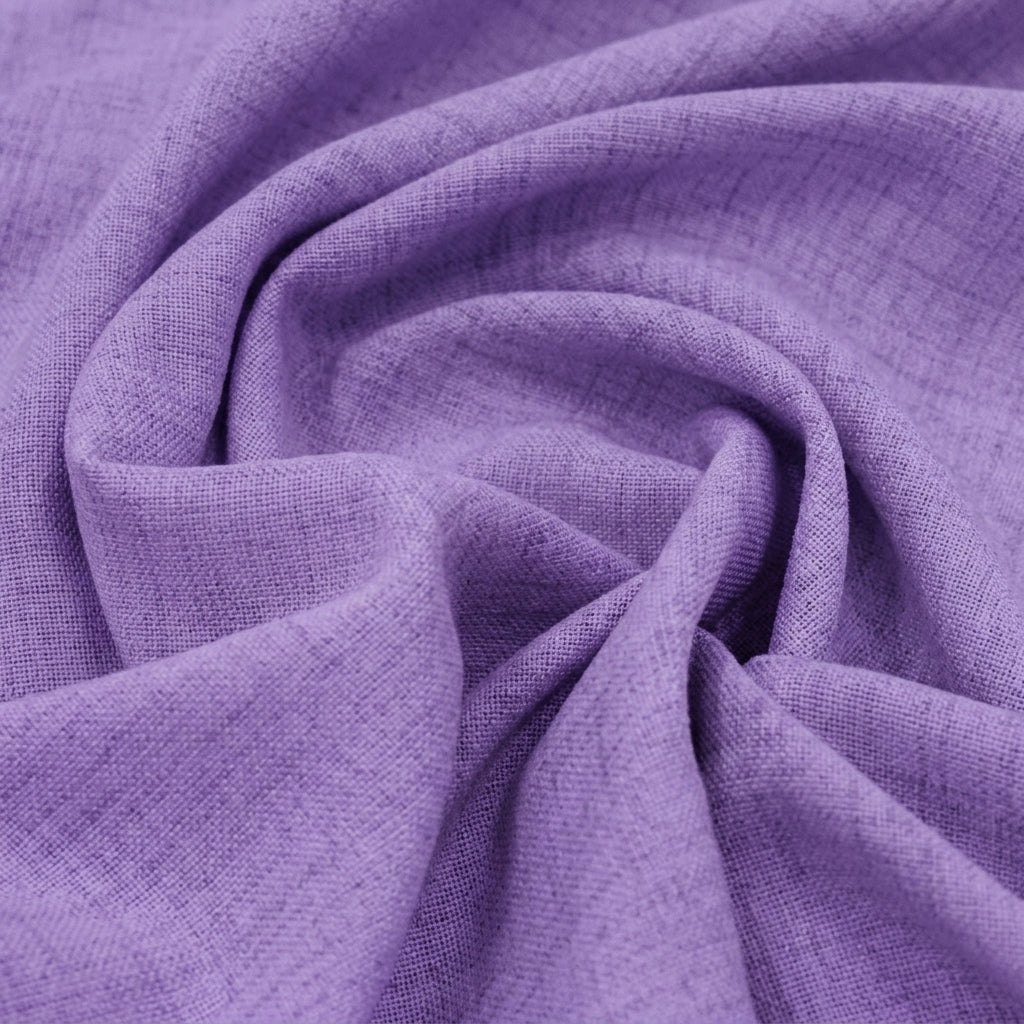 Swirled Plain Lavender Plain Cambric Cotton Fabric
