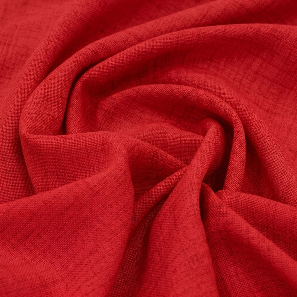 Swirled Plain Red Plain Cambric Cotton Fabric