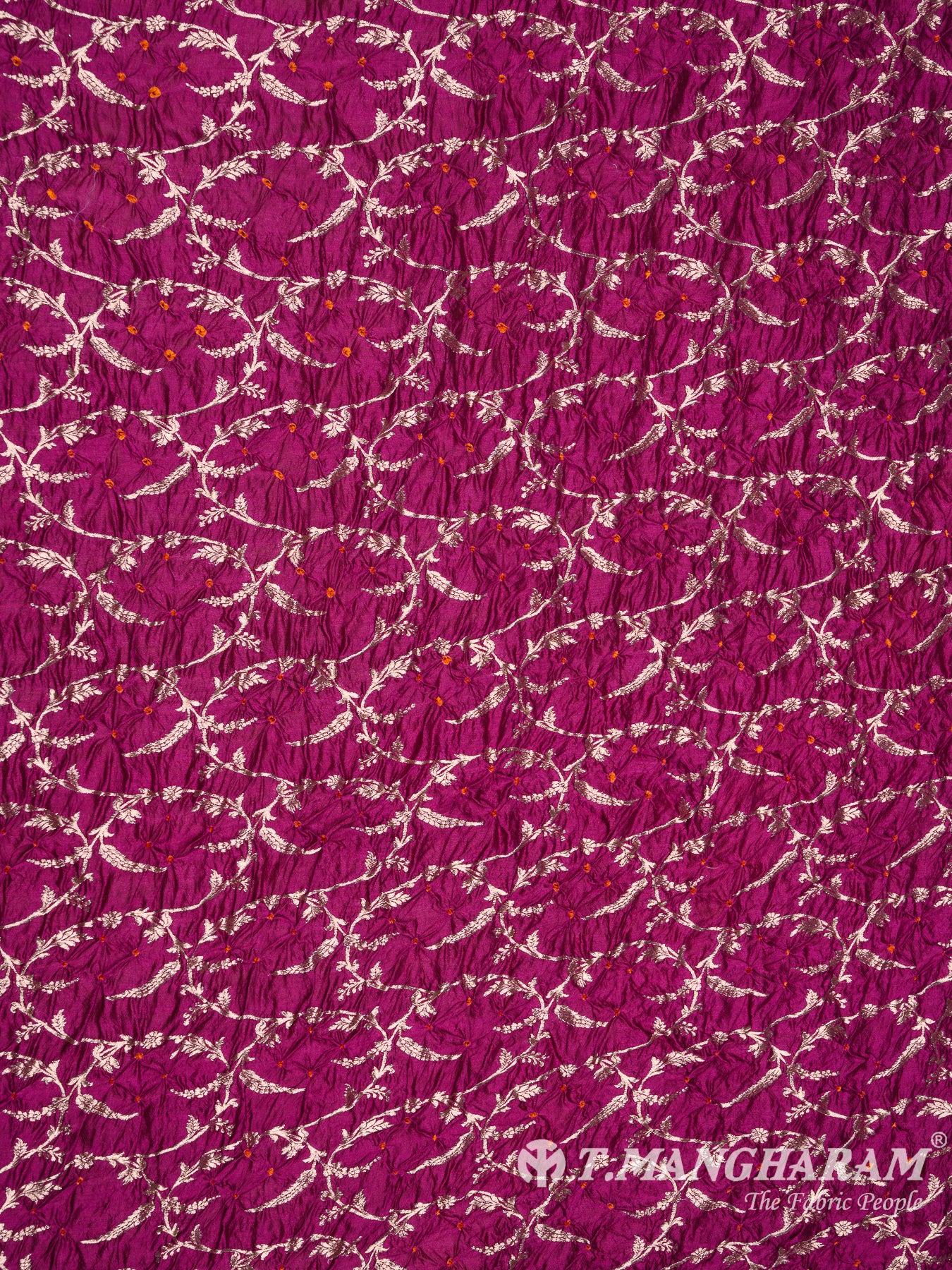 Wine Banaras Fabric - EB5779 view-3