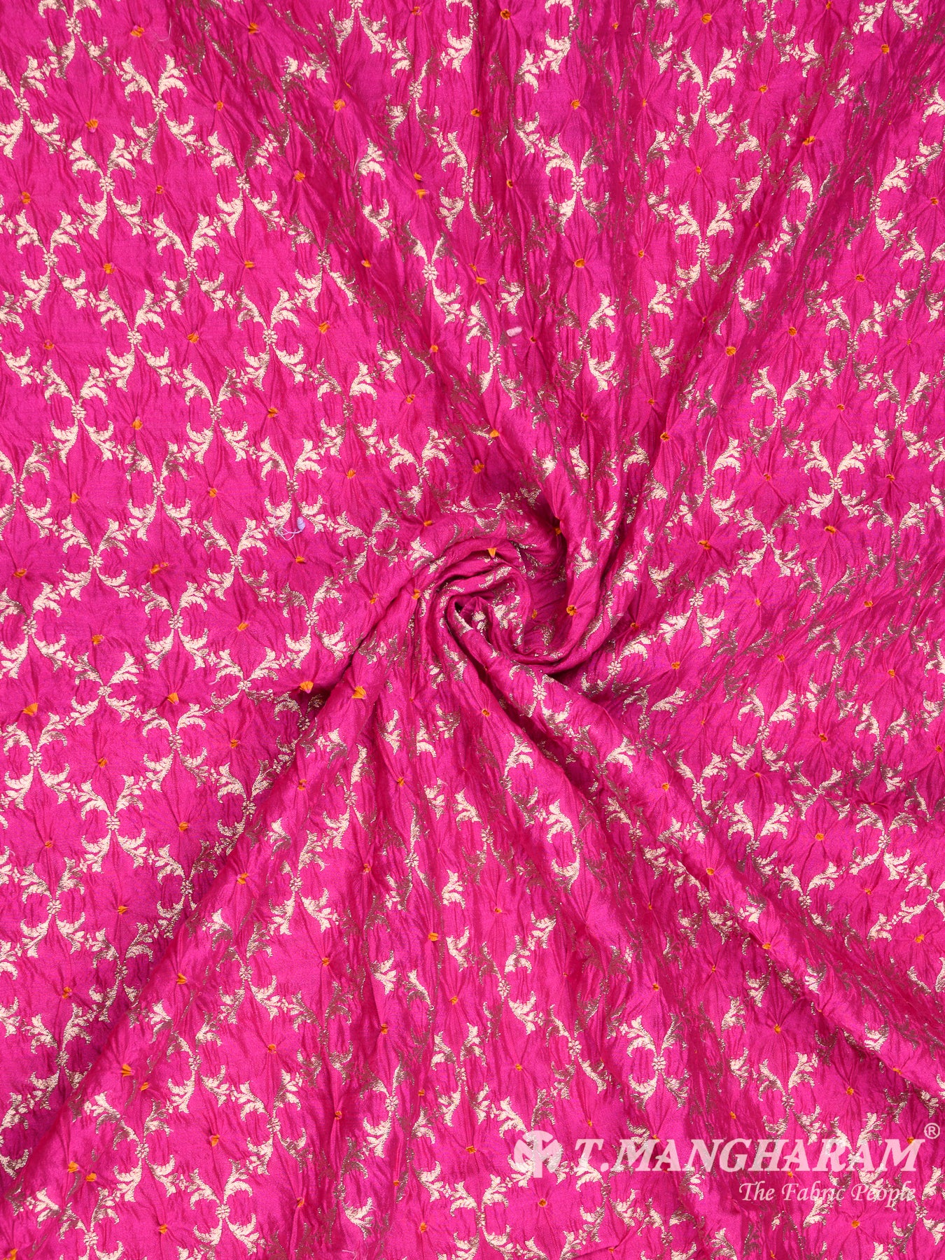 Pink Banaras Fabric - EB5783 view-1