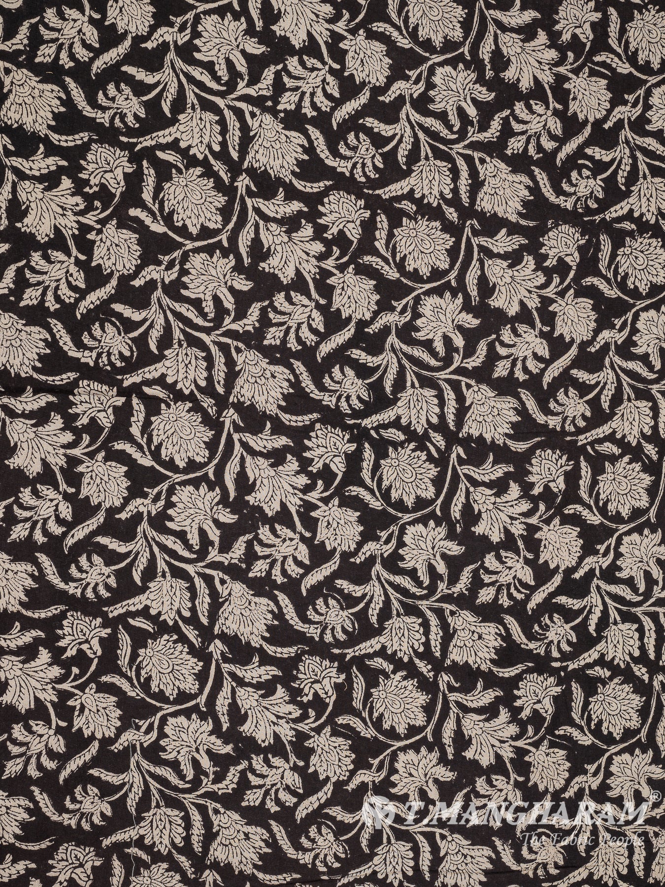 Black Cotton Fabric - EC8251 view-3
