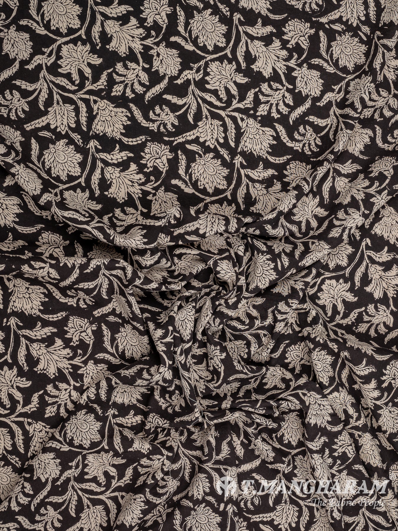 Black Cotton Fabric - EC8251 view-4