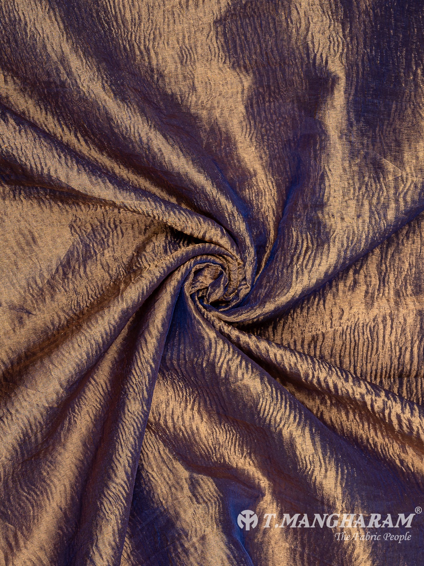 Multicolor Semi Banaras Fabric - EB6799 view-1