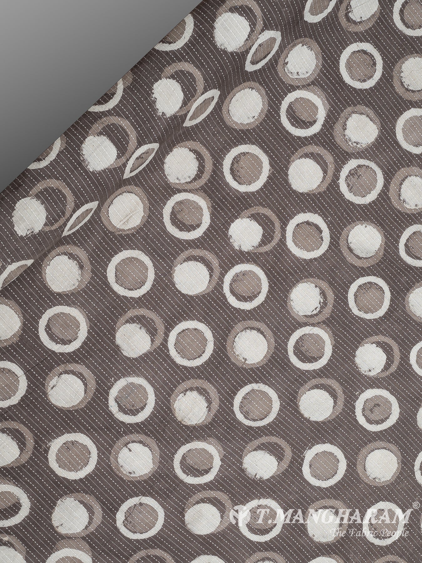 Brown Cotton Fabric - EC8217 view-2