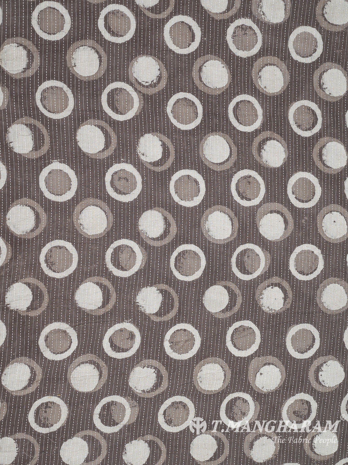 Brown Cotton Fabric - EC8217 view-3