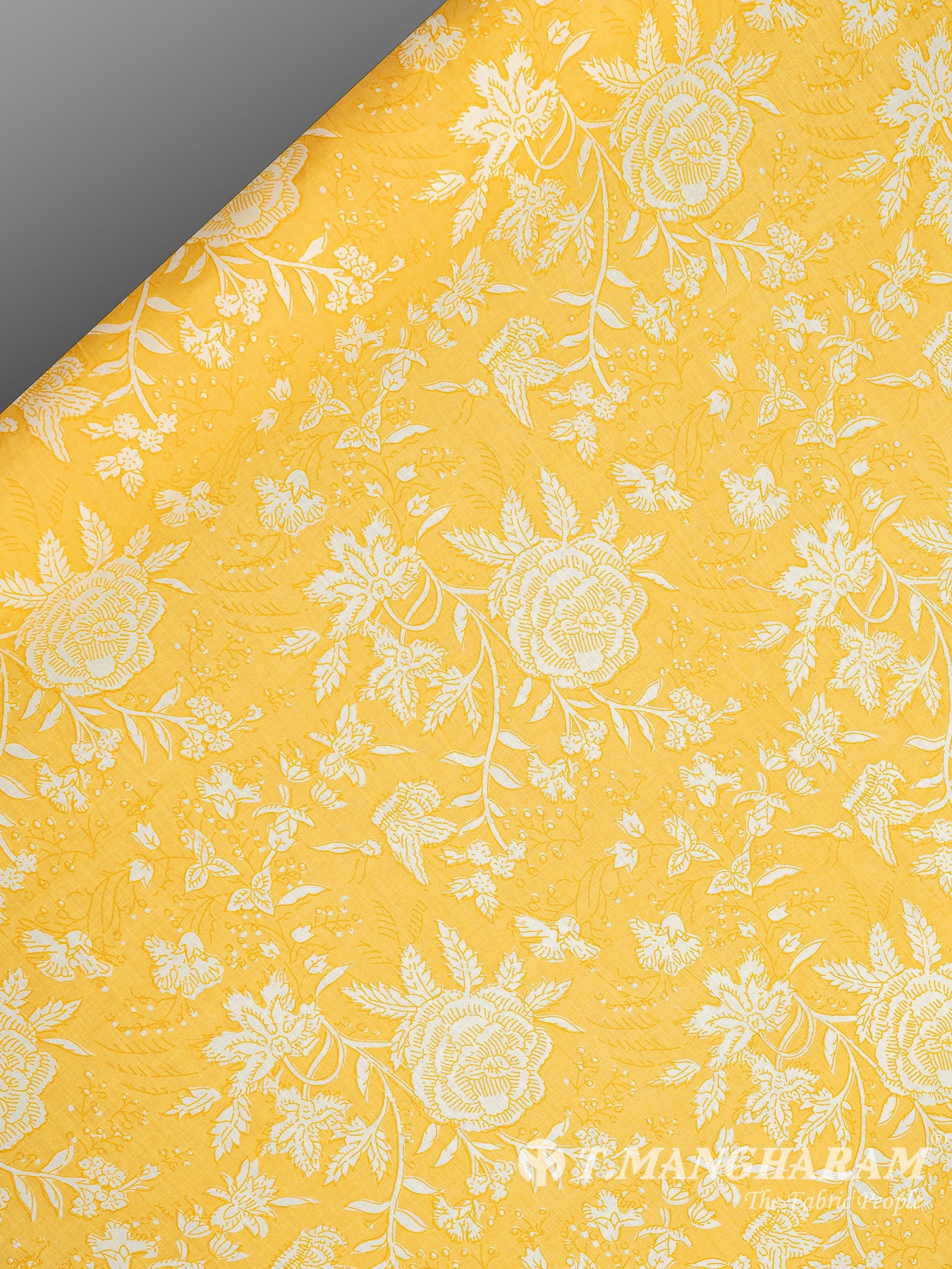 Yellow Cotton Fabric - EC8311 view-2