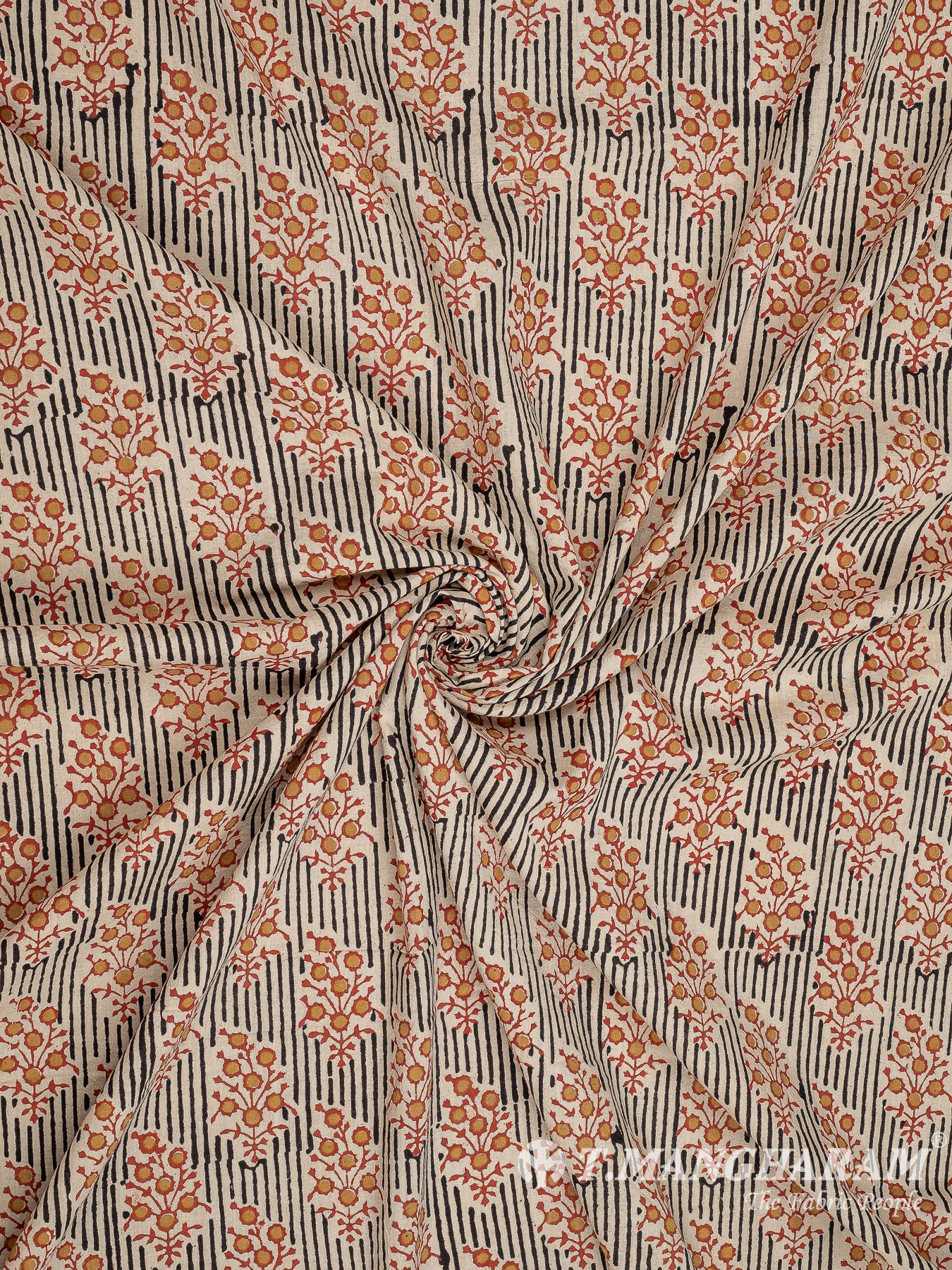 Beige Cotton Fabric - EC8250 view-1