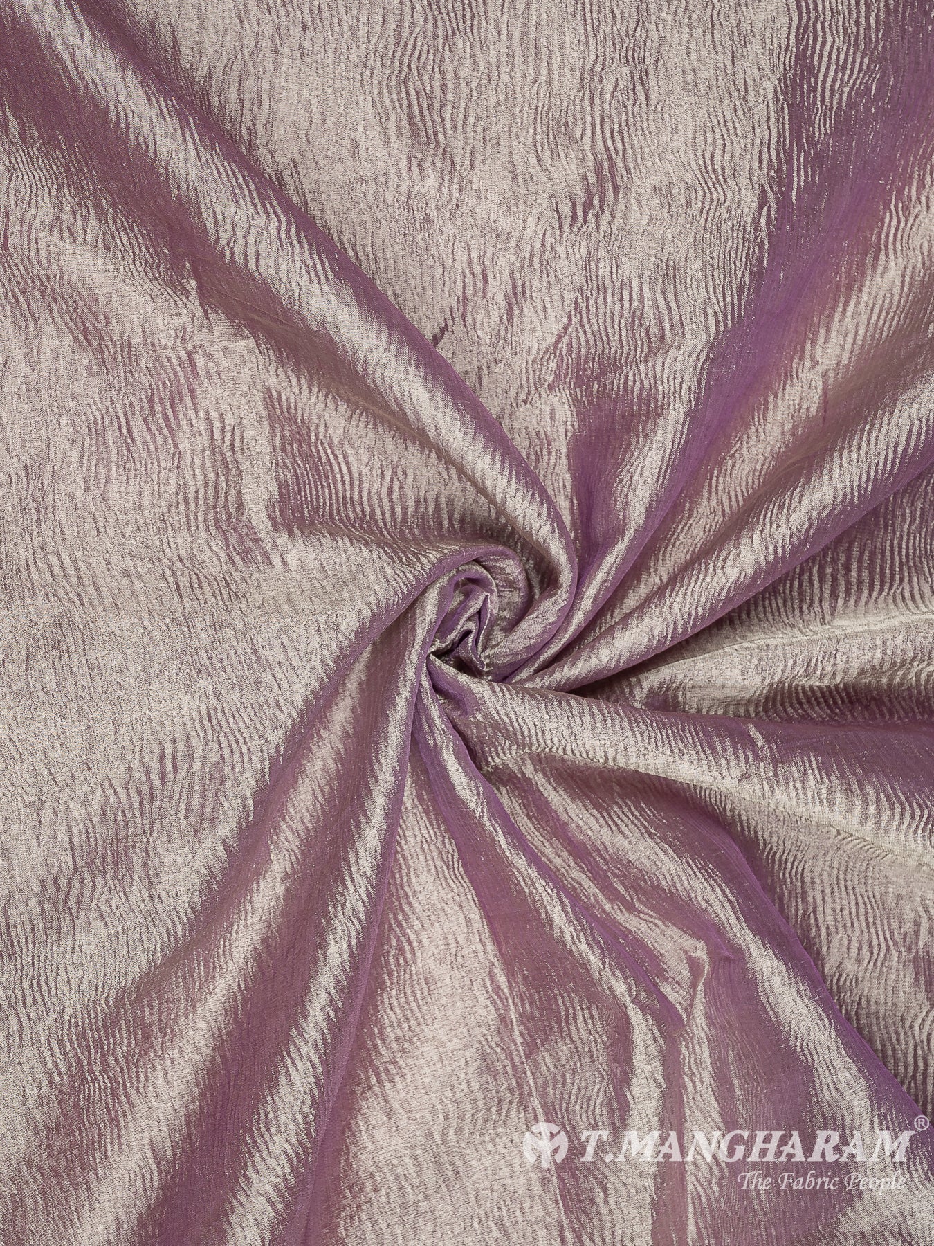 Violet Semi Banaras Fabric - EB6802 view-1