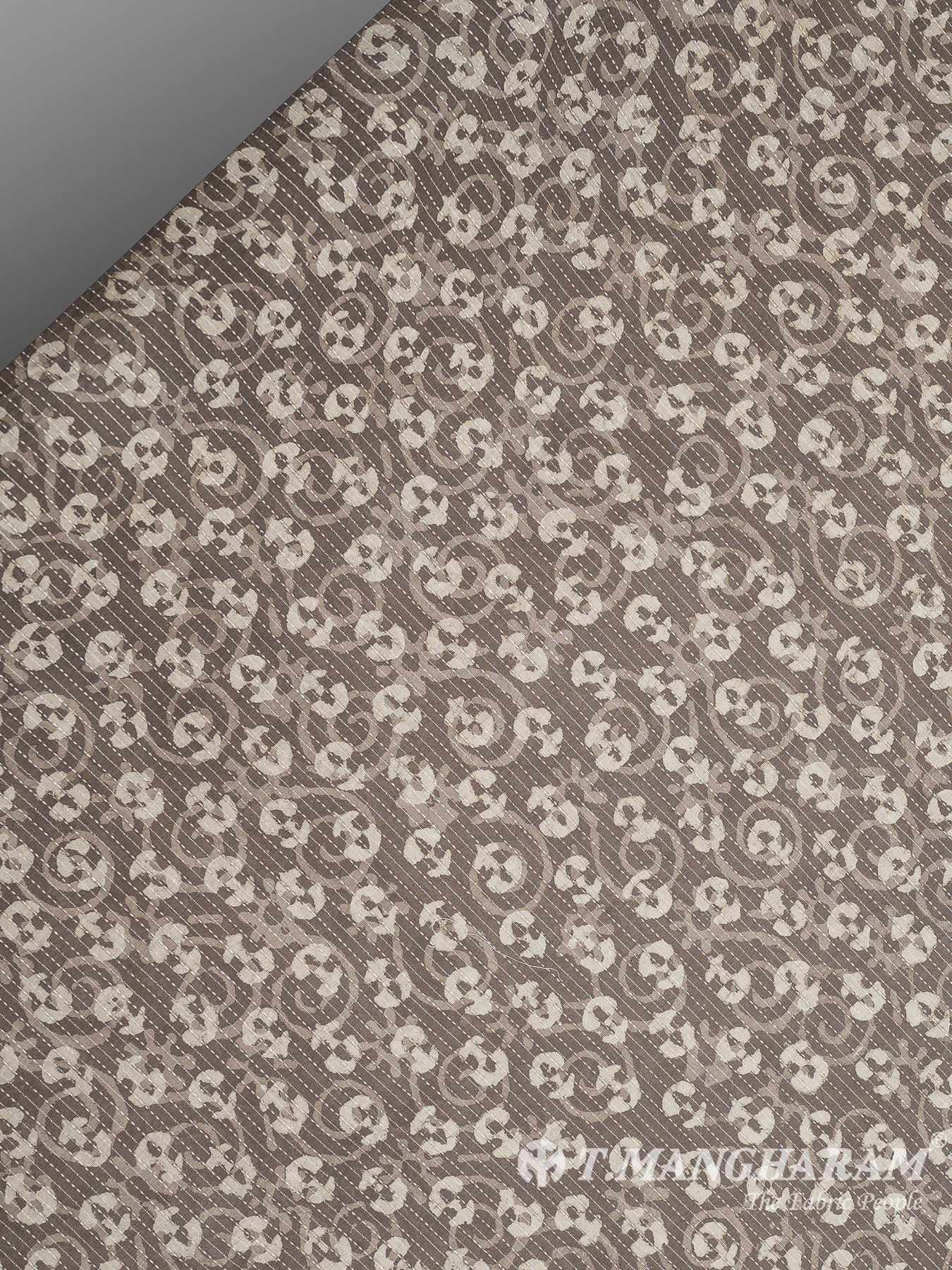 Brown Cotton Fabric - EC8214 view-2