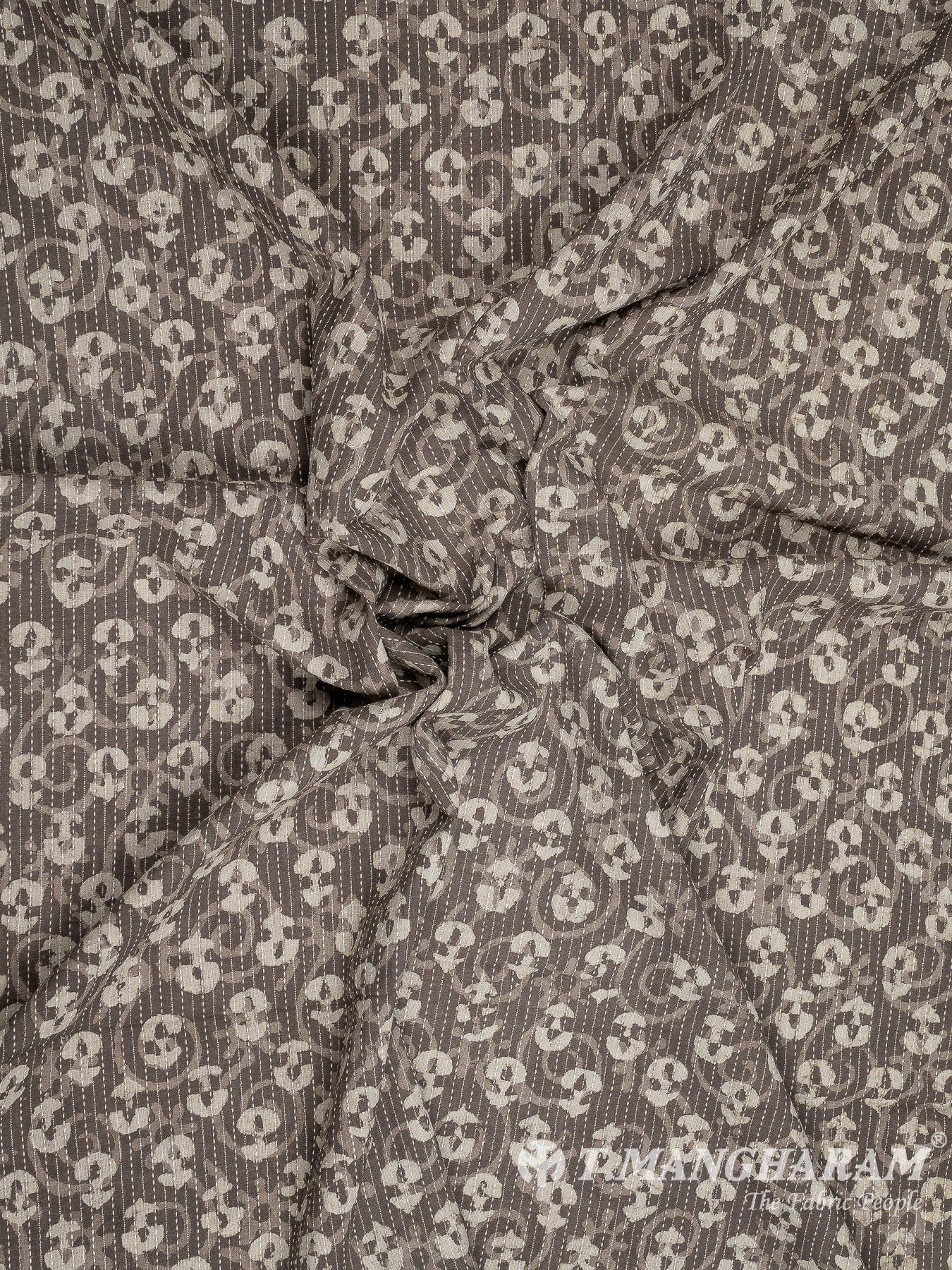 Brown Cotton Fabric - EC8214 view-4