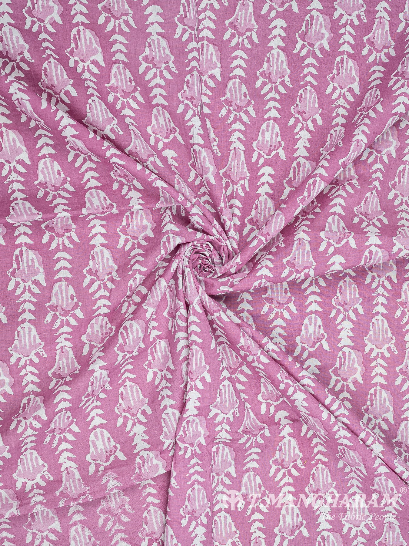 Pink Cotton Fabric - EC8335 view-1