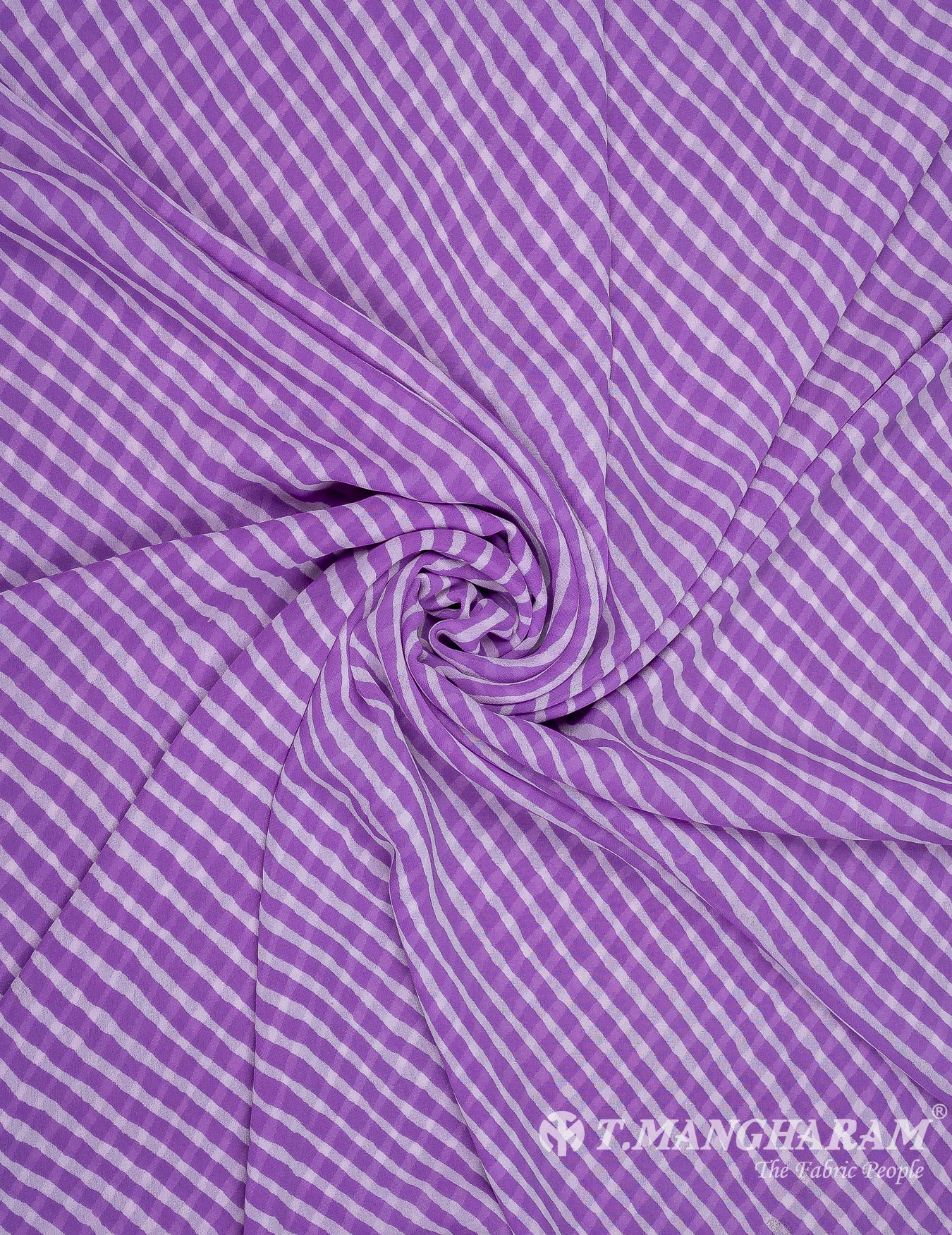 Purple Georgette Fabric - EC9769 view-1