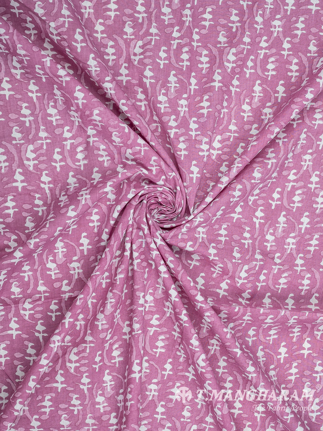 Pink Cotton Fabric - EC8326 view-1