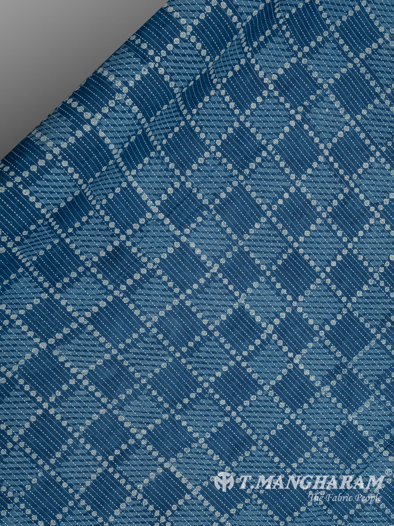 Blue Cotton Fabric - EC8206 view-2