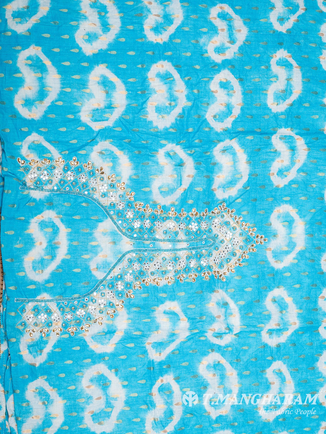 Multicolor Cotton Chudidhar Fabric Set - EG1747 view-3
