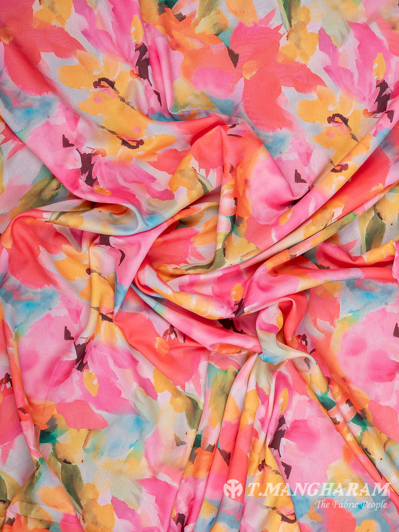 Pink Crepe Fabric - EC11220