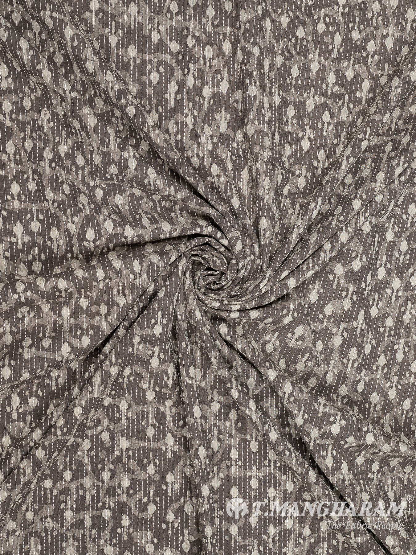 Brown Cotton Fabric - EC8210 view-1