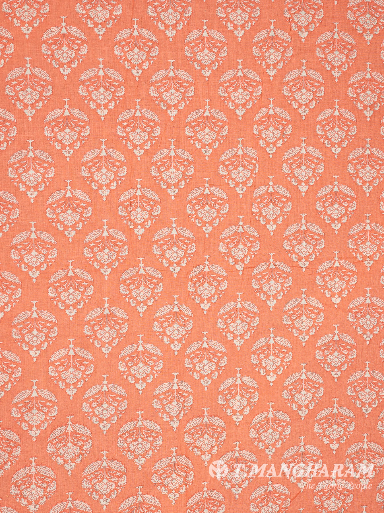 Peach Cotton Fabric - EC8343 view-3