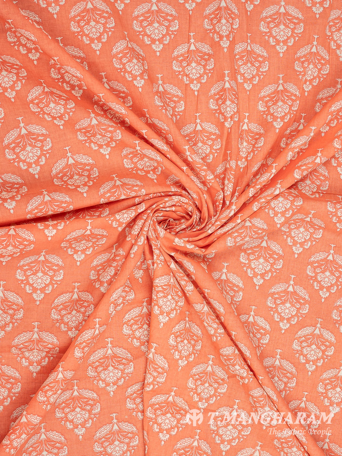 Peach Cotton Fabric - EC8343 view-1