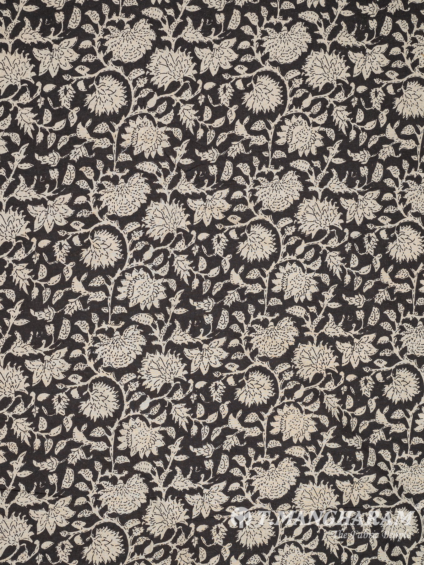 Black Cotton Fabric - EC8230 view-3