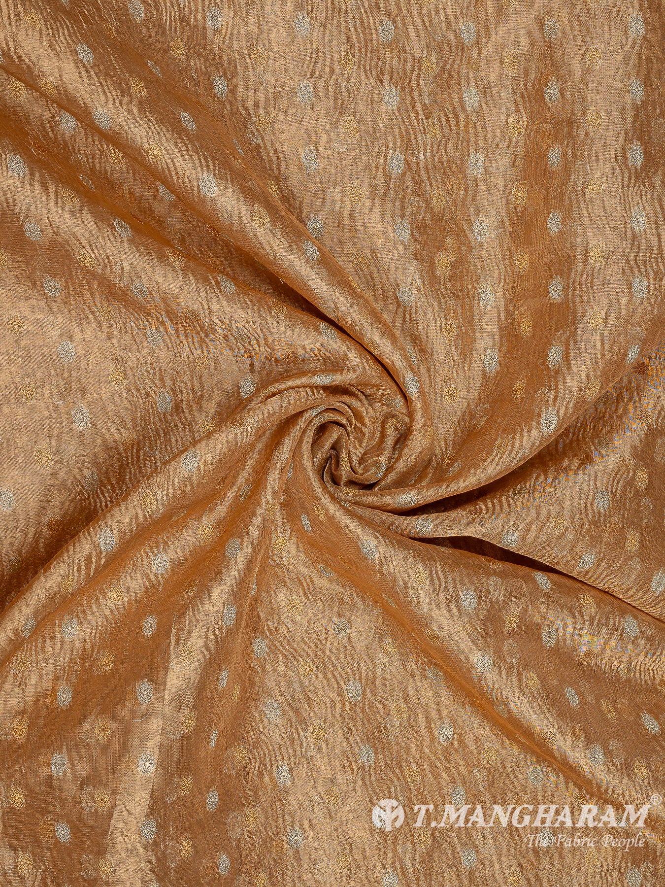 Multicolor Semi Banaras Fabric - EC8872 view-1