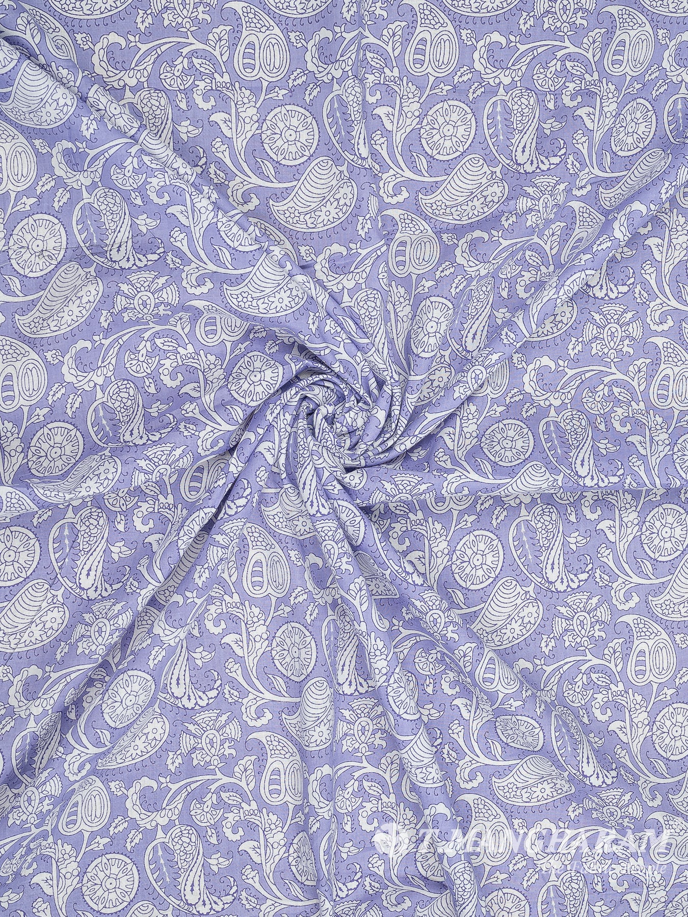 Violet Cotton Fabric - EC8323 view-1