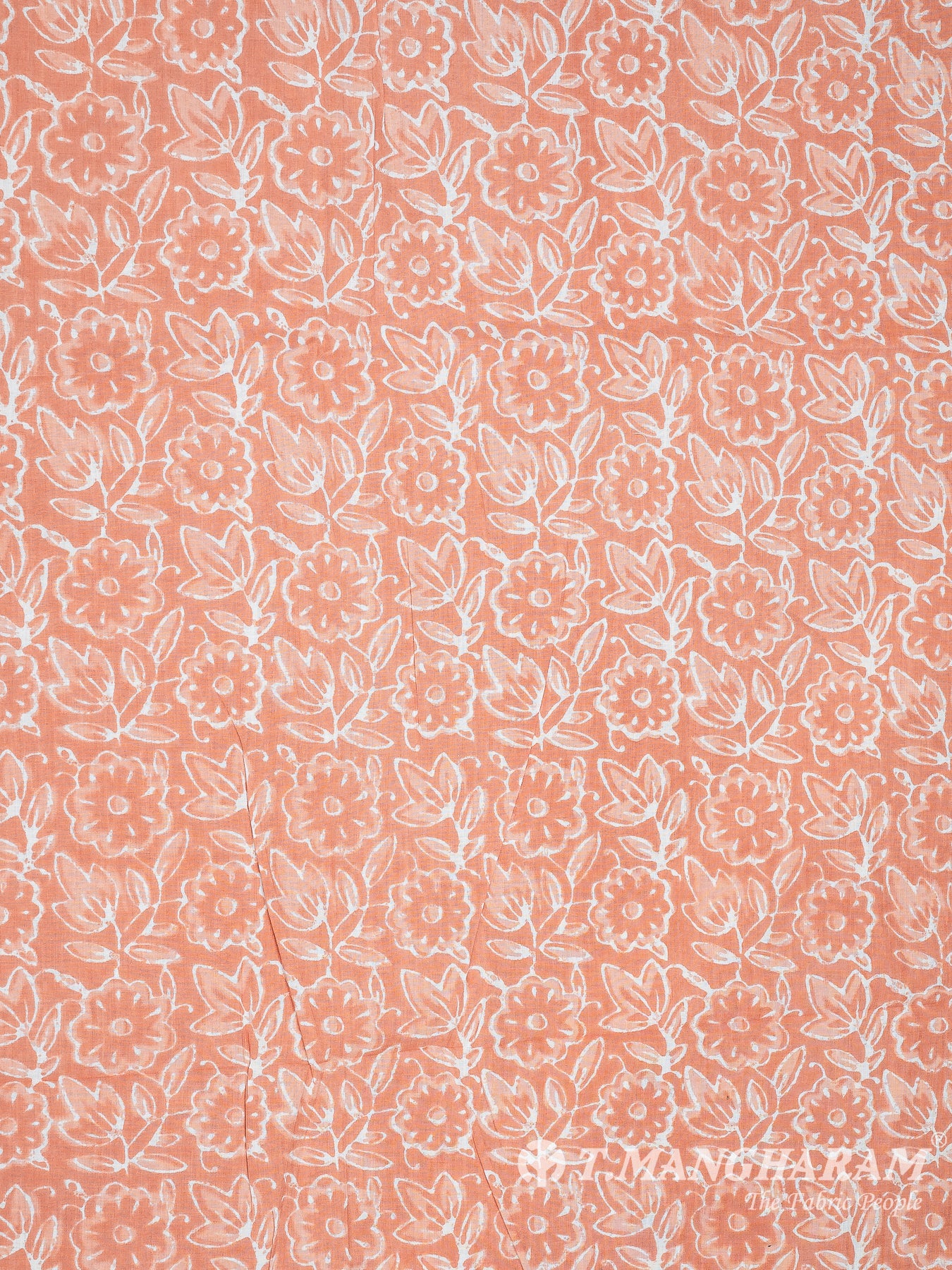 Peach Cotton Fabric - EC8345 view-3