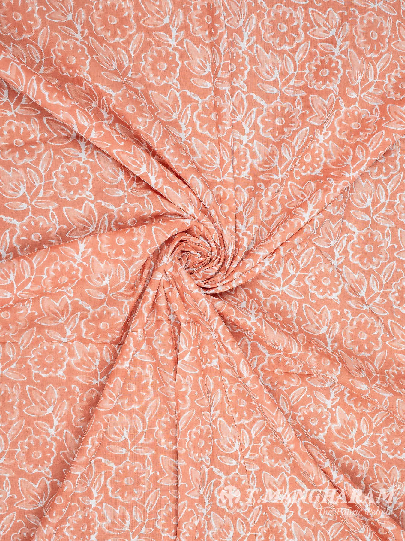 Peach Cotton Fabric - EC8345 view-1