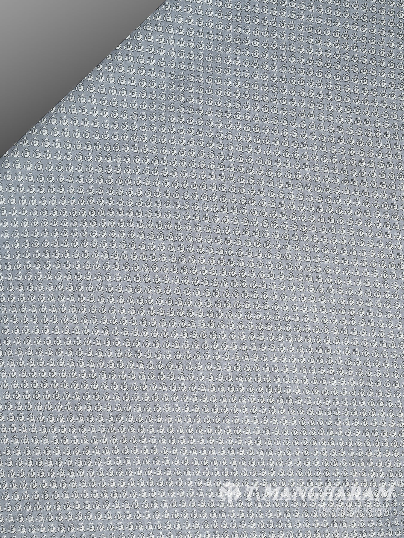 Grey Cotton Fabric - EC8319 view-2