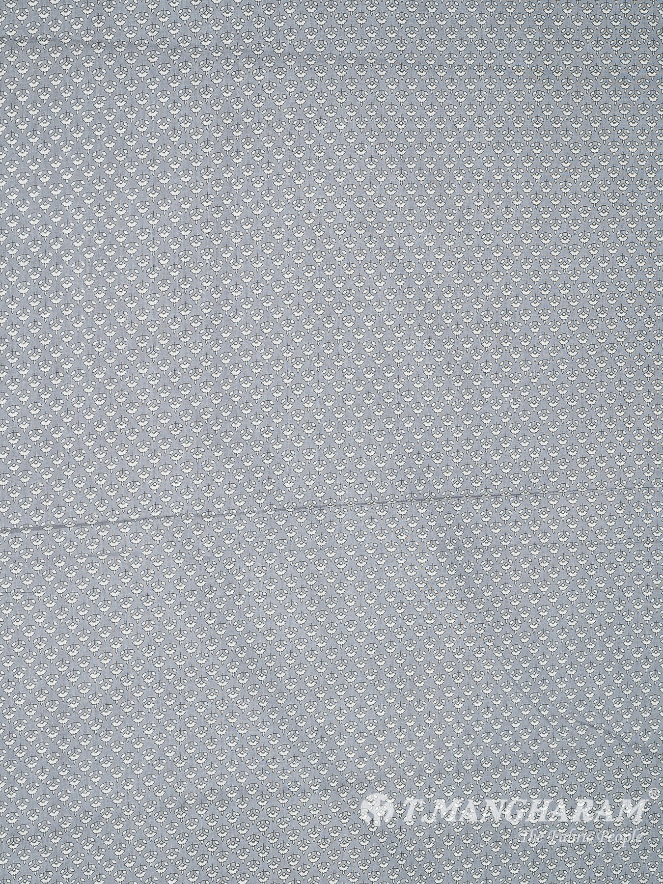 Grey Cotton Fabric - EC8319 view-3