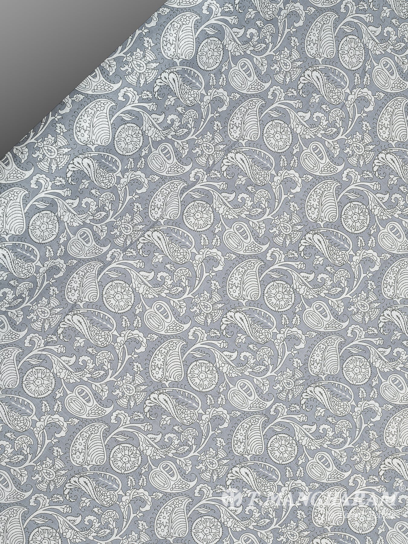 Grey Cotton Fabric - EC8318 view-2