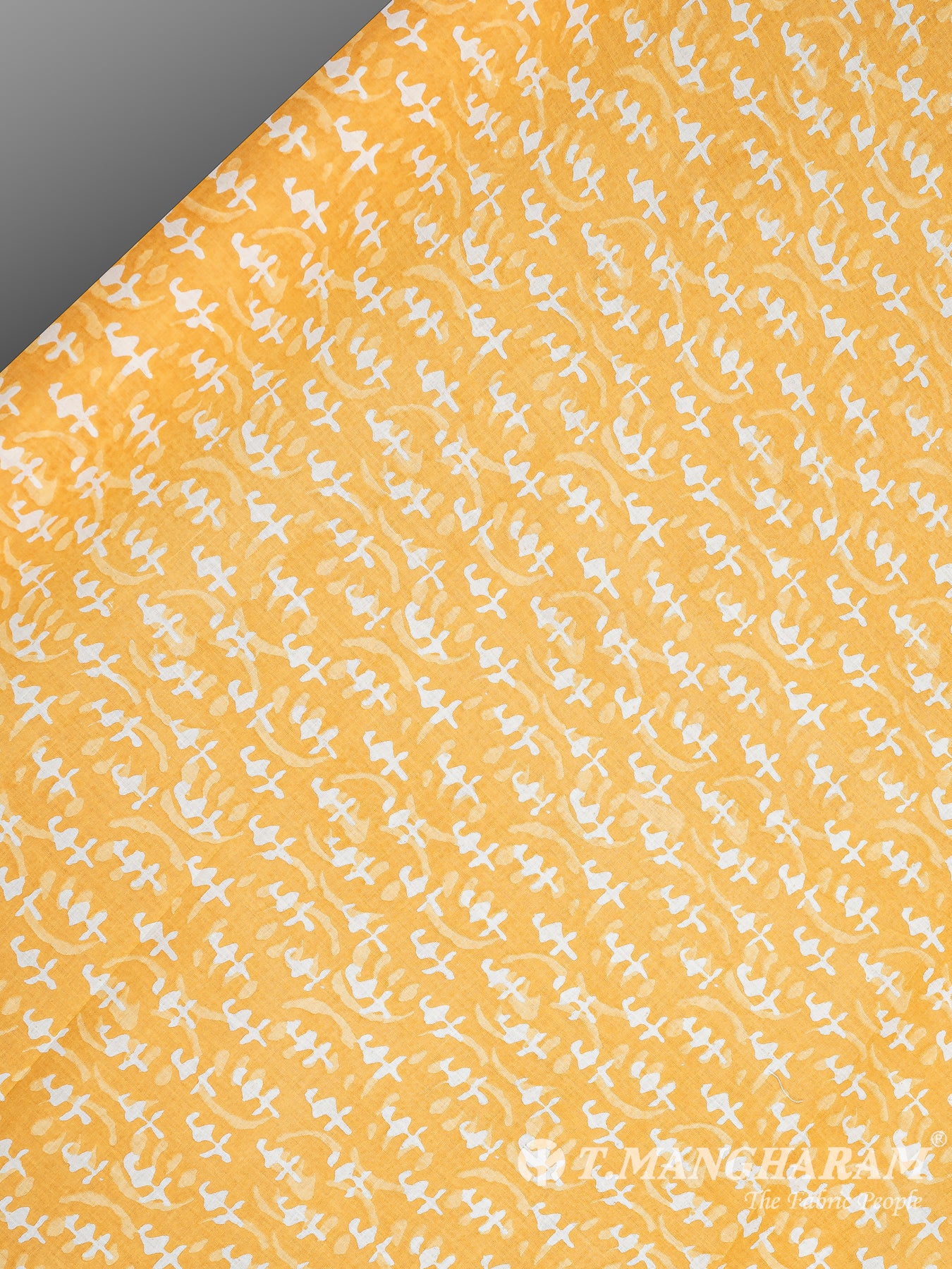 Yellow Cotton Fabric - EC8321 view-2