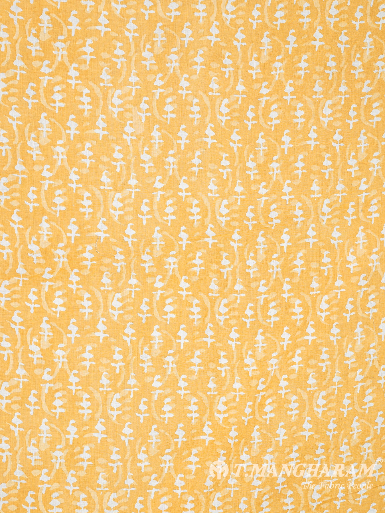 Yellow Cotton Fabric - EC8321 view-3