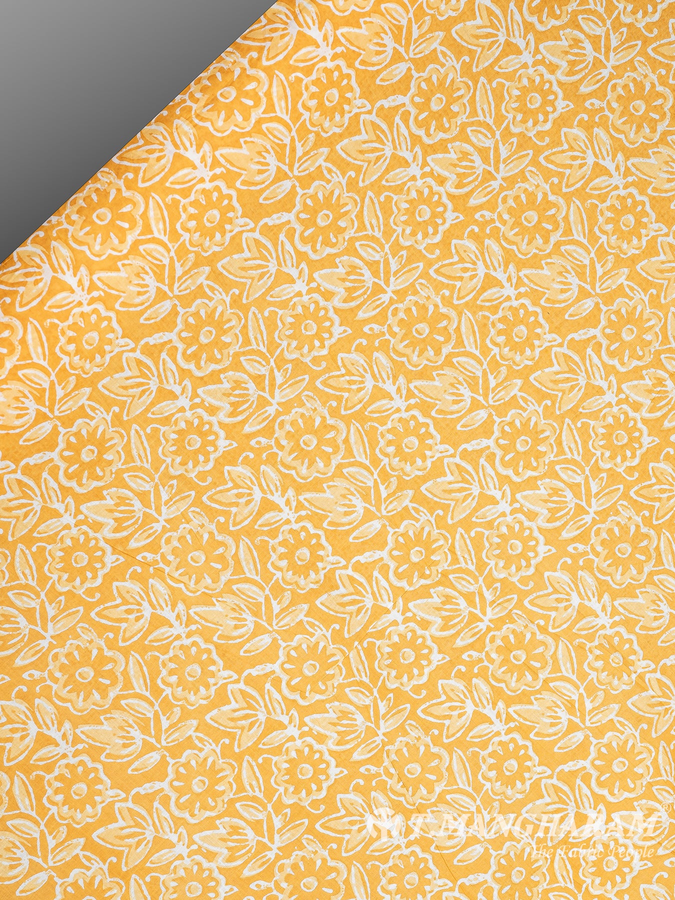 Yellow Cotton Fabric - EC8344 view-2