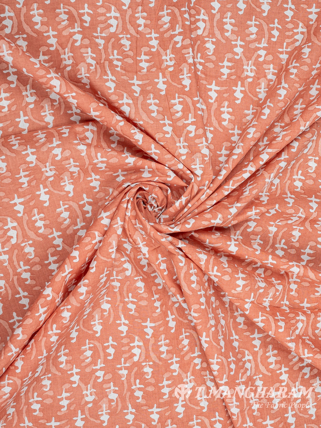 Peach Cotton Fabric - EC8314 view-1