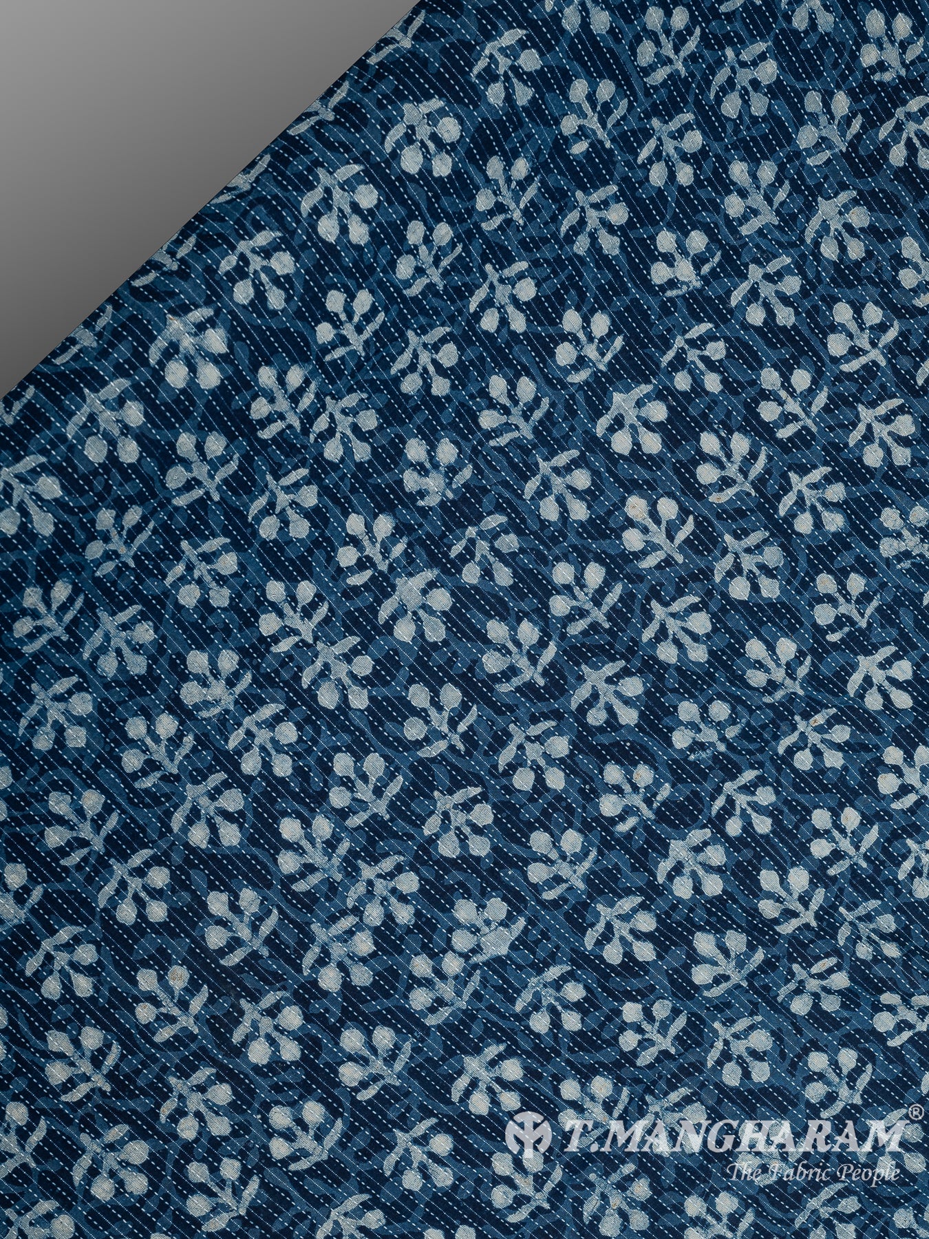 Blue Cotton Fabric - EC8207 view-2