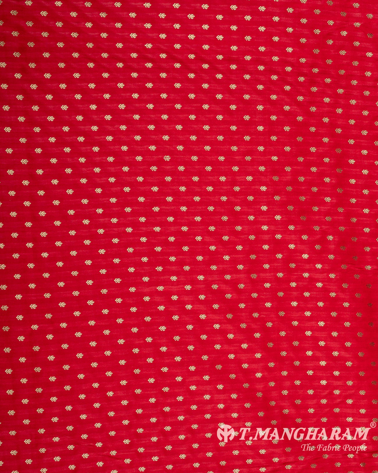 Red Banaras Fabric - EC9498 view-3