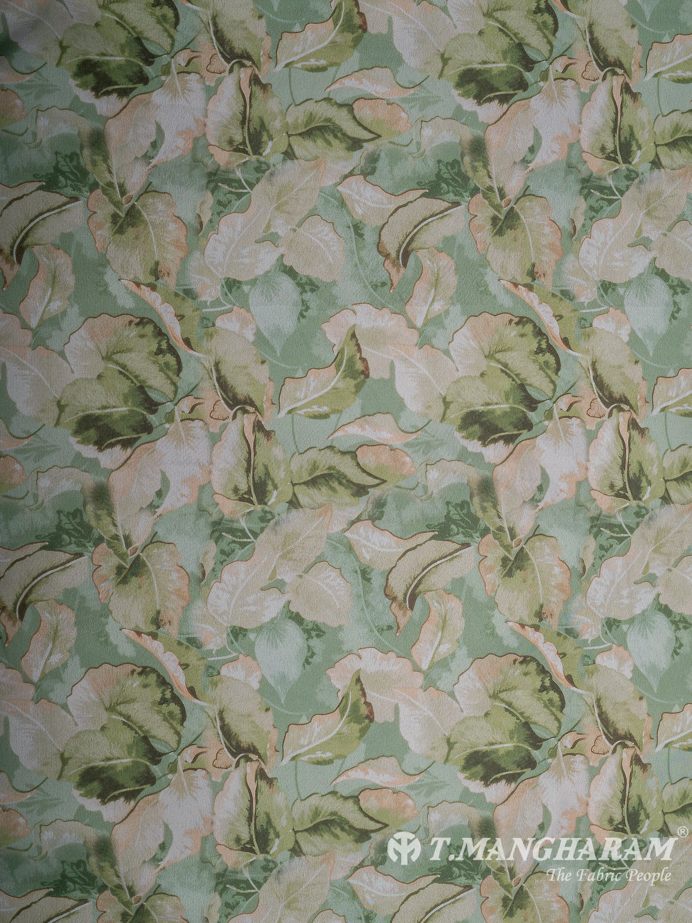 Green Crepe Fabric - EC11233