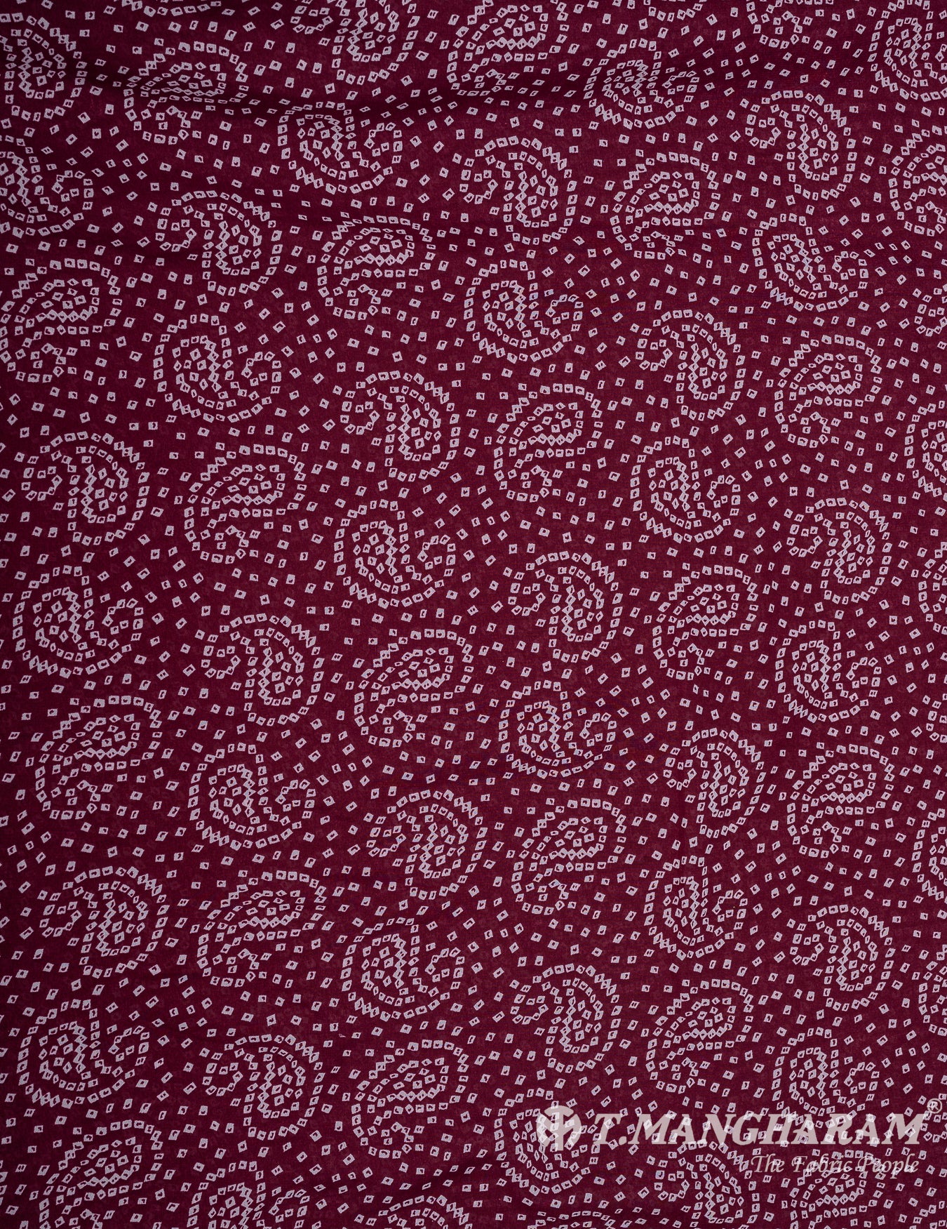 Wine Georgette Fabric - EC9794 view-3