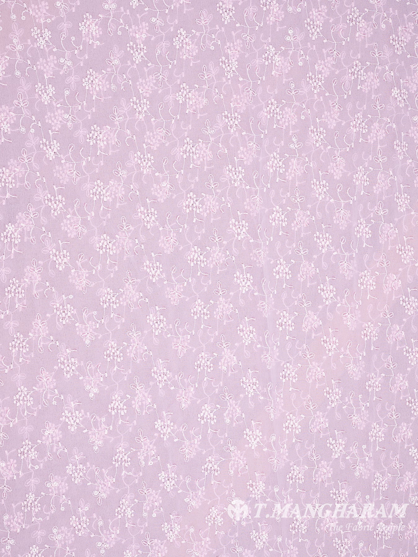 Pink Georgette Fabric - EC8151 view-3