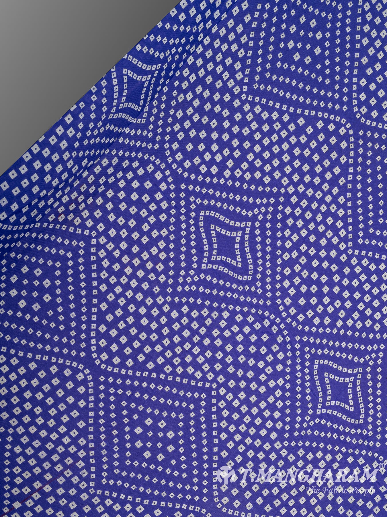 Blue Crepe Fabric - EC9757 view-2