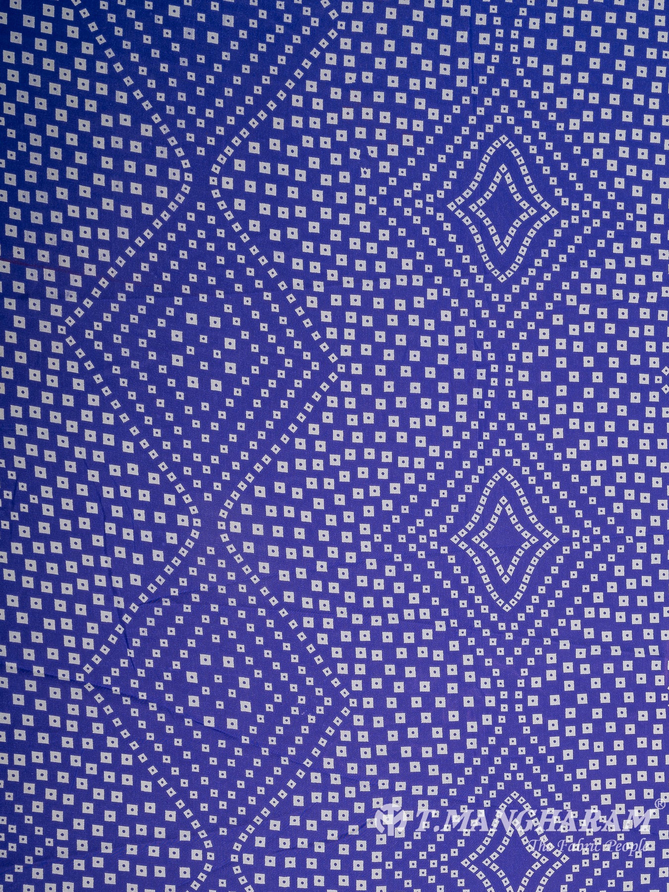 Blue Crepe Fabric - EC9757 view-3